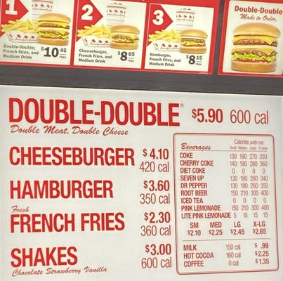 Menu photo 6 In-N-Out Burger Long Beach, CA Menu photo 6 In-N-Out Burger Long Beach, CA