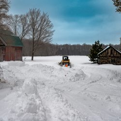 Fabick Cat - Cat 2005 247B Skidsteer - after 3 days of snow removal I'm still having fun in my Cat plowing. Best tool in the toolbox.