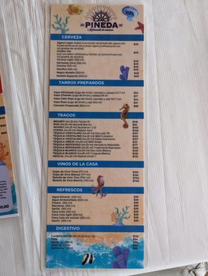 Menu photo 2 Pineda La Peñita de Jaltemba, NAY