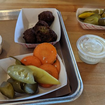 Mr. Shawarma - Falafel balls and complementary pickled items. - Middle Eastern Near Me - Norfolk, Virginia Mr. Shawarma - Falafel balls and complementary pickled items. - Middle Eastern Near Me - Norfolk, Virginia