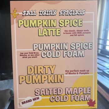 Dark Horse Coffee Roasters - Drink specials for Fall - Coffee & Tea Near Me - Chula Vista, California
