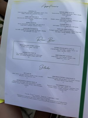 Menu photo 2 Nikki Beach Miami Beach Miami Beach, FL Menu photo 2 Nikki Beach Miami Beach Miami Beach, FL