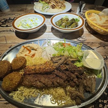 Tarbush Kitchen - Jajik, Dolma, chicken shawarma, combination platter - Mediterranean Near Me - Boise, Idaho Tarbush Kitchen - Jajik, Dolma, chicken shawarma, combination platter - Mediterranean Near Me - Boise, Idaho