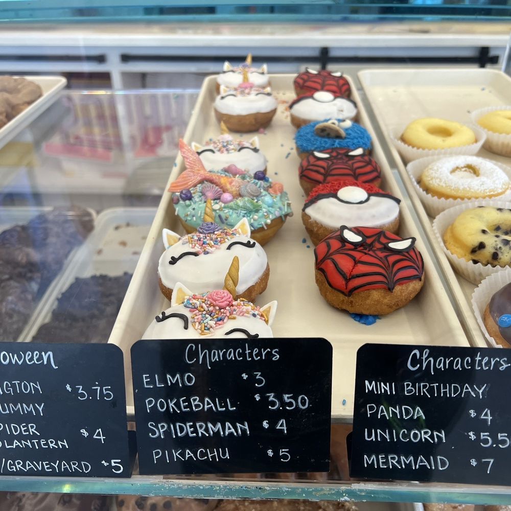 Sugarbox Donuts - Halloween out of stock in the afternoon but some characters available - Donuts Near Me - West Hills, California