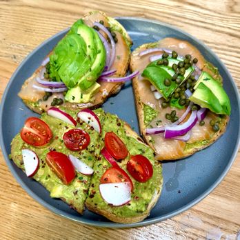 Buzz & Bites - Avocado Toast and Smoked Salmon Toasts - Coffee & Tea Near Me - Houston, Texas Buzz & Bites - Avocado Toast and Smoked Salmon Toasts - Coffee & Tea Near Me - Houston, Texas