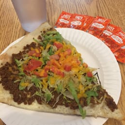Want a Soft Taco? Don't do it! Get THIS instead! The Taco Pizza here at Cousins is one of the best slices I have ever had! Want a Soft Taco? Don't do it! Get THIS instead! The Taco Pizza here at Cousins is one of the best slices I have ever had!
