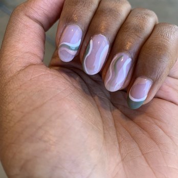 Loma Spa - Abstract design, $30 - Nail Salons Near Me - Cupertino, California Loma Spa - Abstract design, $30 - Nail Salons Near Me - Cupertino, California