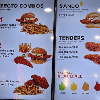 Zecto Hot Chicken - Menu - Chicken Wings Near Me - Fullerton, California