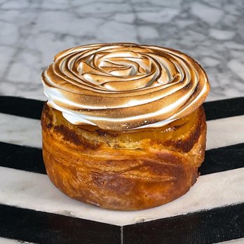 ICI Macarons & Cafe - Lemon meringue croissant - Desserts Near Me - Philadelphia, Pennsylvania