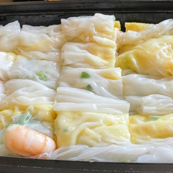 Joe's Steam Rice Roll - Small order of shrimp rice roll, added egg and scallion. - Dim Sum Near Me - Flushing, New York
