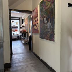 Sweet William's Coffee Shop & Bakery - View of the front from the café in back