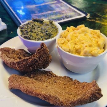 Soul - FRIED CATFISH (2) CREAM SPINACH, MAC N' CHEESE - Italian Near Me - Nashville, Tennessee
