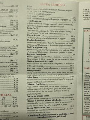 Menu photo 6 Mario's Northend Pizzaria Westerly, RI