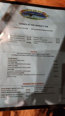 Menu photo 6 Whale's Tail At Seascape Miramar Beach, FL Menu photo 6 Whale's Tail At Seascape Miramar Beach, FL