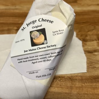 Joe Matos Cheese Factory - 3 months cheese about half pound - Cheese Shops Near Me - Santa Rosa, California Joe Matos Cheese Factory - 3 months cheese about half pound - Cheese Shops Near Me - Santa Rosa, California