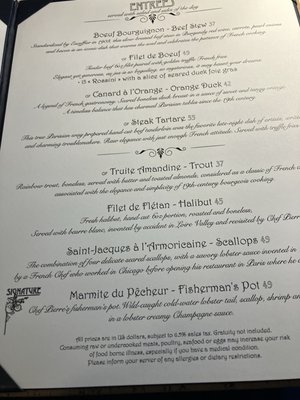 Menu photo 1 Bleu Rendezvous French Bistro Sanibel, FL Menu photo 1 Bleu Rendezvous French Bistro Sanibel, FL