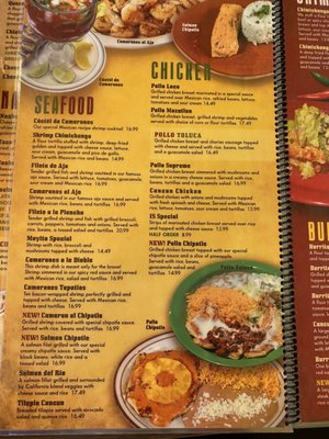 Menu photo 8 Cancun Mexican Grill South Lyon, MI