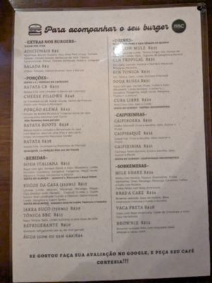 Menu photo 3 BBC - Braz'a Burger Café Jardim do Mar, SP