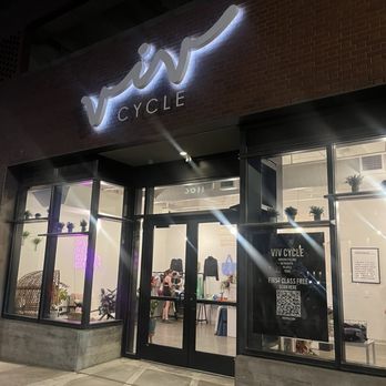 Viv Cycle - Entrance of Viv Cycle - Cycling Classes Near Me - Denver, Colorado