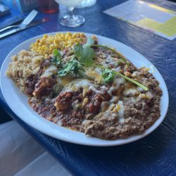 Gina's Mexican Cafe - Enchiladas filled the plate!
