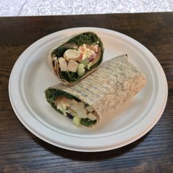 Fresh Healthy Cafe - Mediterranean Wrap w/ Gardein Chick'n
