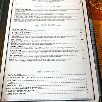 Blue Water Grille - Menu - Seafood Near Me - High Point, North Carolina