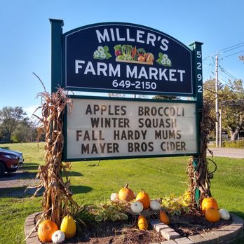 Miller's Farm Market - a sign for miller's farm market - Farmers Market Near Me - Hamburg, New York Miller's Farm Market - a sign for miller's farm market - Farmers Market Near Me - Hamburg, New York