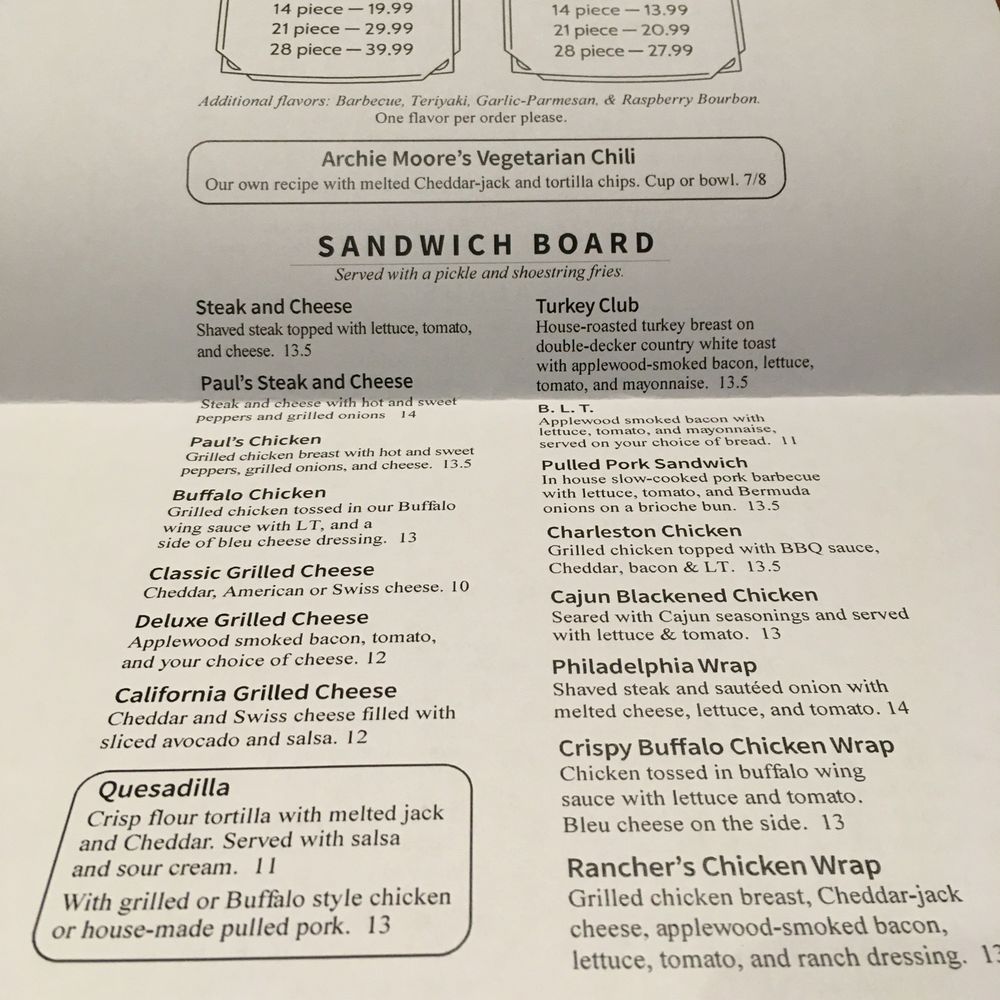 Archie Moores NH - Paper menus. Yayyyy - Dive Bars Near Me - New Haven, Connecticut Archie Moores NH - Paper menus. Yayyyy - Dive Bars Near Me - New Haven, Connecticut