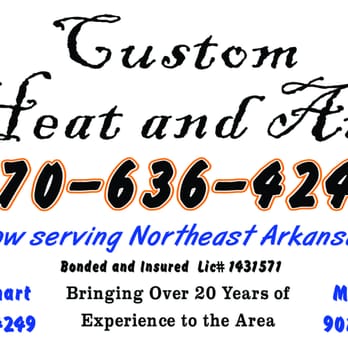 Custom Heat and Air - Heating & Air Conditioning/HVAC Near Me - Tyronza, Arkansas Custom Heat and Air - Heating & Air Conditioning/HVAC Near Me - Tyronza, Arkansas