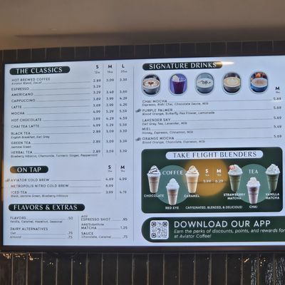 Menu photo 4 Aviator Coffee Westchester, IL