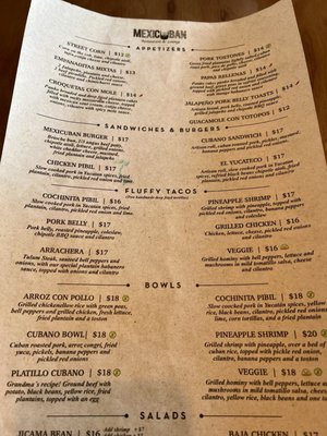 Menu photo 5 MexiCuban Restaurant & Lounge Renton, WA Menu photo 5 MexiCuban Restaurant & Lounge Renton, WA