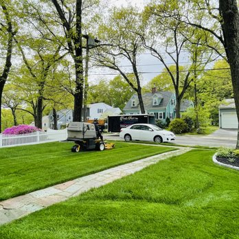 Fresh Start Landscaping - Happy to have this lawn green - Landscaping Near Me