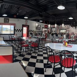 Inside restaurant