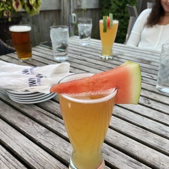 Temperance Row Brewing - a glass of watermelon on a table - Breweries Near Me - Westerville, Ohio Temperance Row Brewing - a glass of watermelon on a table - Breweries Near Me - Westerville, Ohio