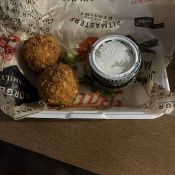 Jim 'N Nick's Bar-B-Q - Fried and stuffed Mac n cheese balls - Barbeque Near Me - Bluffton, South Carolina Jim 'N Nick's Bar-B-Q - Fried and stuffed Mac n cheese balls - Barbeque Near Me - Bluffton, South Carolina