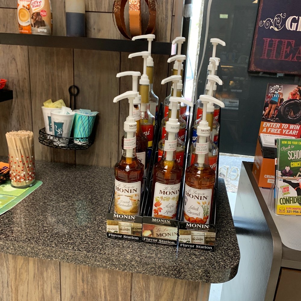 Love Bug's Bakery - a counter with soap dispensers - Donuts Near Me - Melbourne, Florida