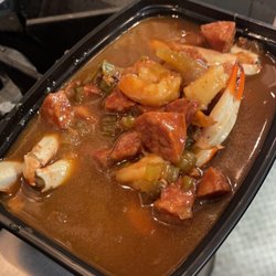 Who Dat Po'Boys - Louisiana seafood gumbo made with shrimp, sausage, crab, and chicken
