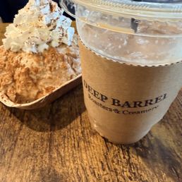 Horchat Fried Ice Cream | Vanilla Bean latte W