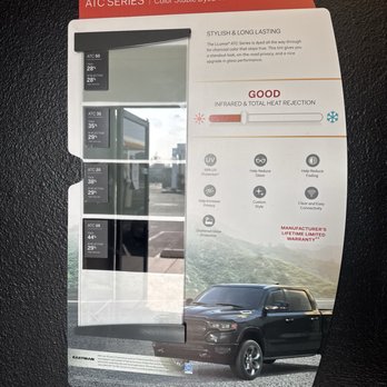 Dynamic Auto Custom - Inside tint spec sheet. - Car Window Tinting Near Me - Santa Ana, California Dynamic Auto Custom - Inside tint spec sheet. - Car Window Tinting Near Me - Santa Ana, California