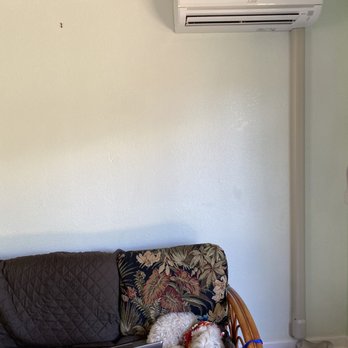 Certified Air Conditioning - Maui - AC with conduits. Was a hot dog. Now chili dog - Heating & Air Conditioning/HVAC Near Me - Kahului, Hawaii