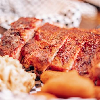 Howard Station - a plate of ribs, mashed potatoes, and carrots - Barbeque Near Me - Boone, North Carolina Howard Station - a plate of ribs, mashed potatoes, and carrots - Barbeque Near Me - Boone, North Carolina