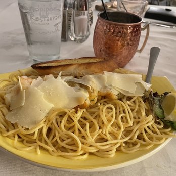 Sandpiper Restaurant - Shrimp Scampi - New American Near Me - White Stone, Virginia