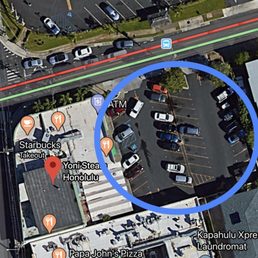 Where you park.