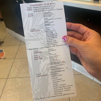Poke Pola - Menu - Poke Near Me - Long Beach, California