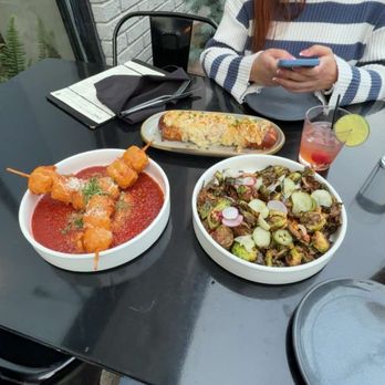Vault Brewing - Mozzarella bites(left), Stuffed Crab Pretzel(middle), Thai Brussels Sprouts(right) - Breakfast & Brunch Near Me - Easton, Pennsylvania Vault Brewing - Mozzarella bites(left), Stuffed Crab Pretzel(middle), Thai Brussels Sprouts(right) - Breakfast & Brunch Near Me - Easton, Pennsylvania