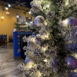 Los Portales Mexican Restaurant - Christmas decorations at Los Portales