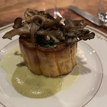 Hiyu Wine Farm - Delicata squash with chard and maitake mushrooms - Wine Tasting Room Near Me - Hood River, Oregon Hiyu Wine Farm - Delicata squash with chard and maitake mushrooms - Wine Tasting Room Near Me - Hood River, Oregon