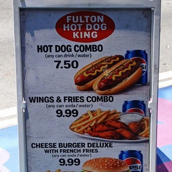 Fulton Hot Dog King - Menu - Hot Dogs Near Me - Brooklyn, New York Fulton Hot Dog King - Menu - Hot Dogs Near Me - Brooklyn, New York