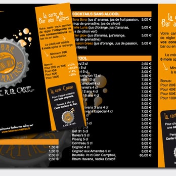 Le Bar aux Maîtres - Carte - Beer Bar Near Me - Le Mans, 72 Le Bar aux Maîtres - Carte - Beer Bar Near Me - Le Mans, 72