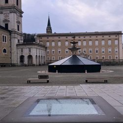Residenzplatz - Don't forget to check out the "Book Skeleton" artwork monument to the burning of the books that happened on Residenzplatz Square in 1938.